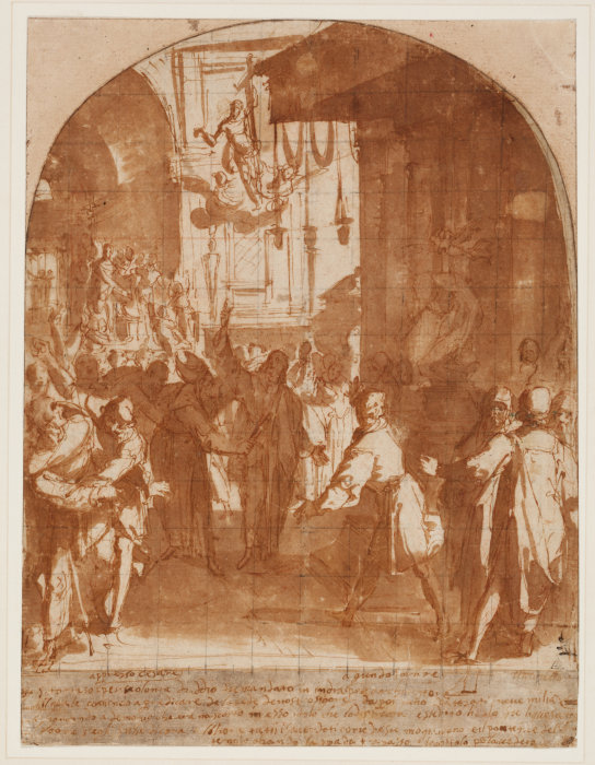 Das Martyrium des Apostels Thomas od Bernardino Poccetti