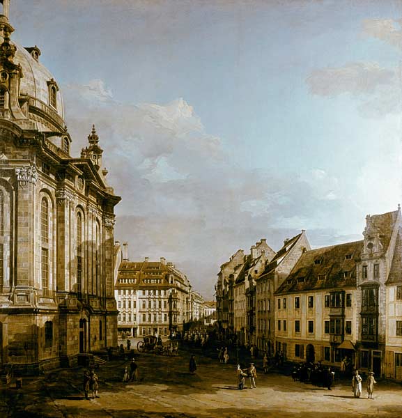 Dresden, Frauenkirche od Bernardo Bellotto