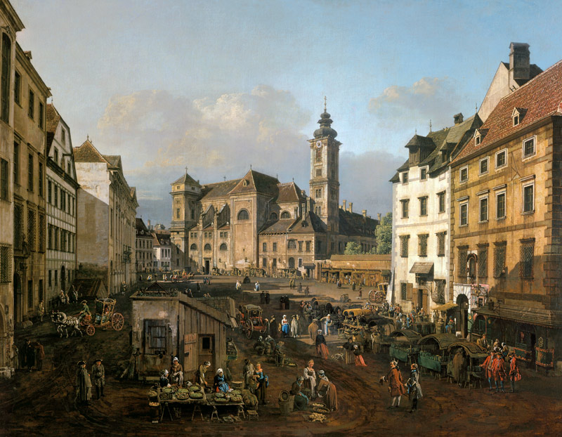 Vienna / Freyung / Canaletto od Bernardo Bellotto