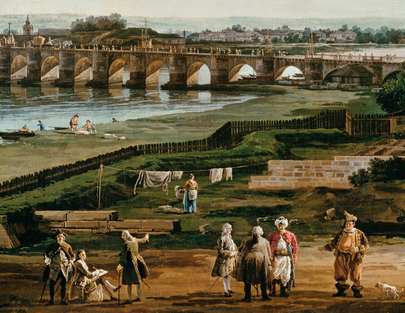 Dresden, Augustusbruecke od Bernardo Bellotto
