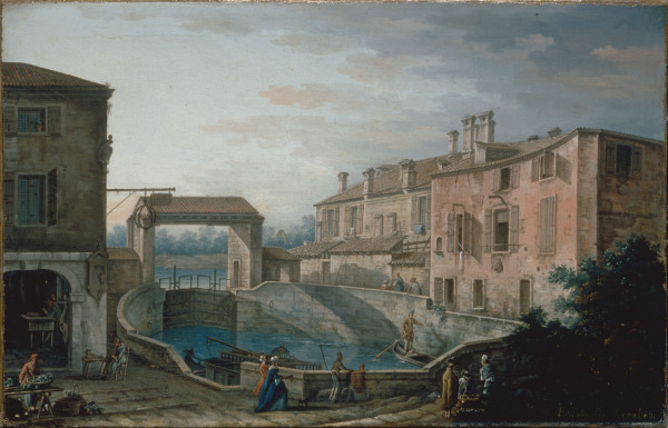 Dolo / Lock of the Brenta / Bellotto od Bernardo Bellotto