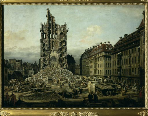 Dresden, Kreuzkirche od Bernardo Bellotto