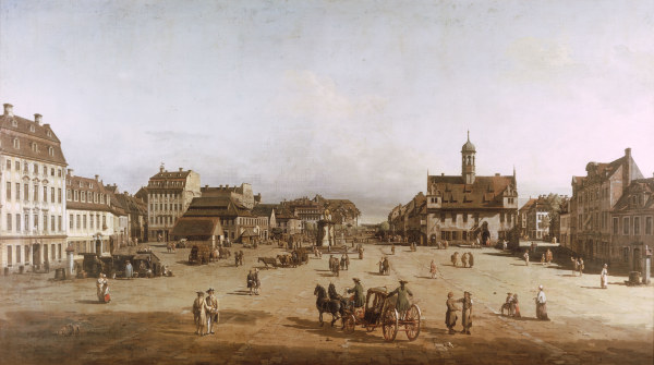 Dresden, Neustädter Markt od Bernardo Bellotto