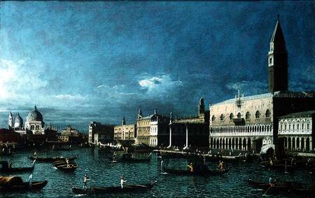 The Grand Canal with the Church of Santa Maria della Salute od Bernardo Bellotto