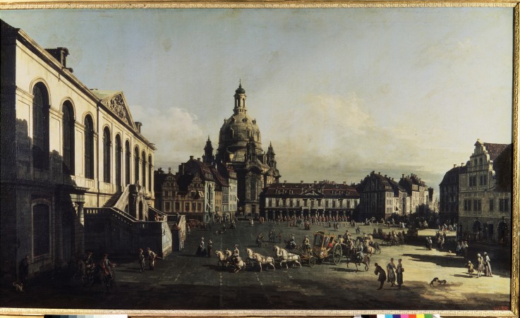 Neumarkt in Dresden od Bernardo Bellotto
