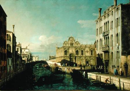 Rio dei Mendicanti and the Scuola di San Marco od Bernardo Bellotto