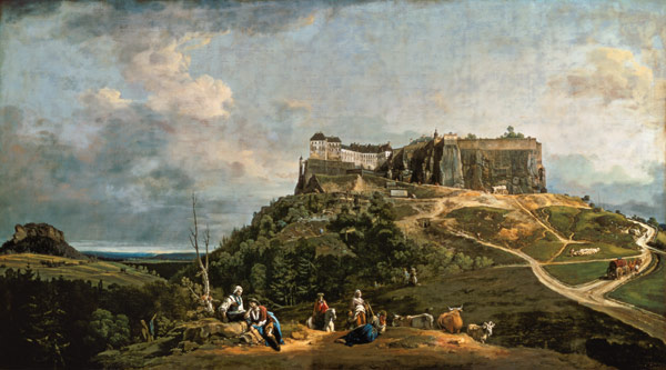 The Fortress of Konigstein od Bernardo Bellotto