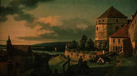 View of Pirna od Bernardo Bellotto