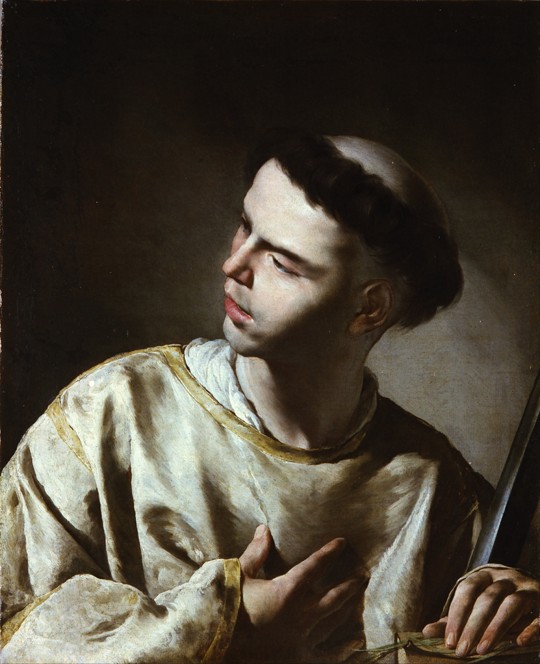 Saint Lawrence od Bernardo Cavallino