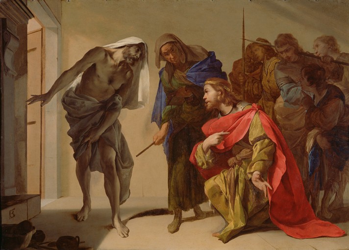 The Shade of Samuel Invoked by Saul od Bernardo Cavallino