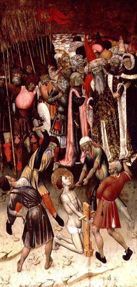 The Persecution of St. George. c.1435 od Bernardo Martorell