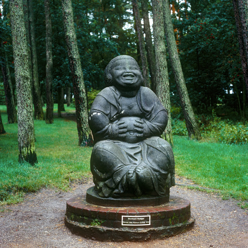 A Laughing Buddha Statue od Bernhard Hoetger