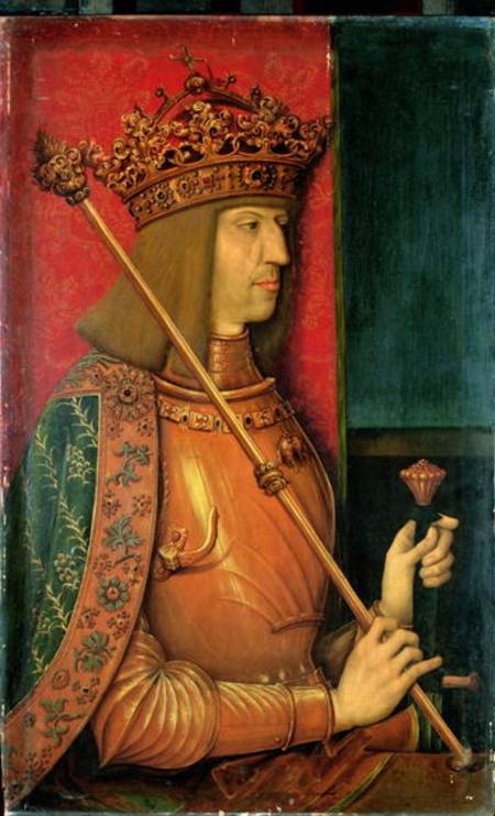 Emperor Maximilian I (1459-1519) (panel) od Bernhard Strigel