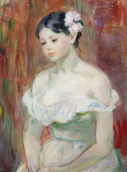 A Young Girl od Berthe Morisot