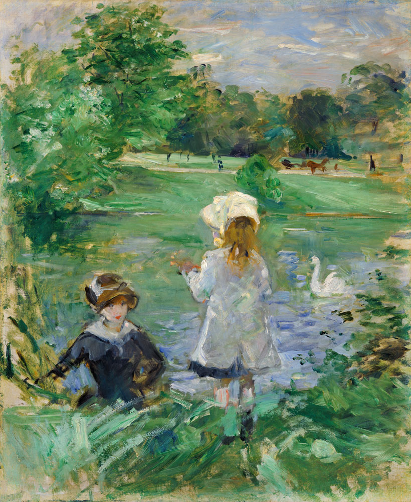 Beside a Lake od Berthe Morisot