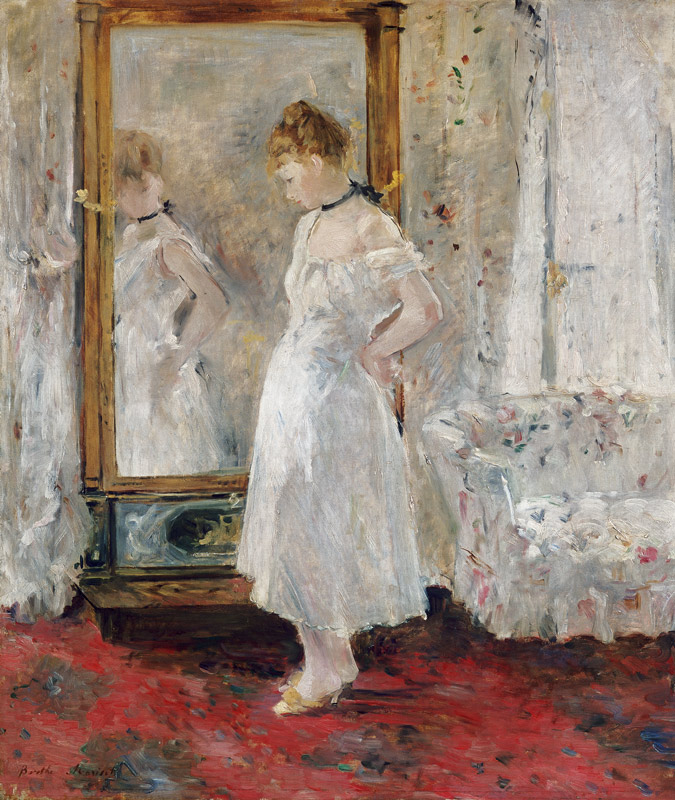 The cheval glass od Berthe Morisot