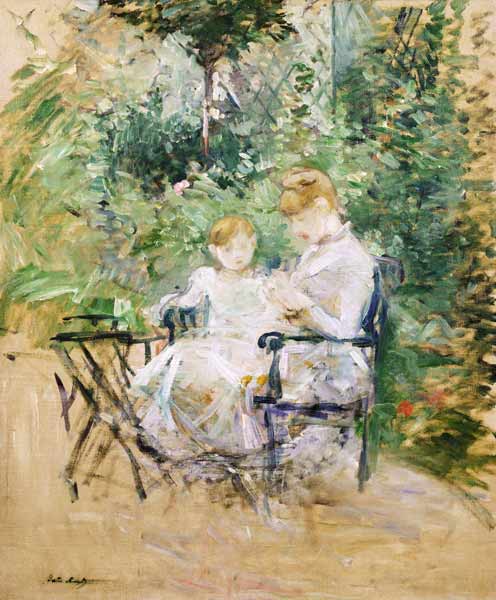 In the Garden od Berthe Morisot