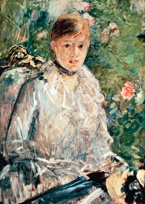 Portrait of a Young Lady od Berthe Morisot
