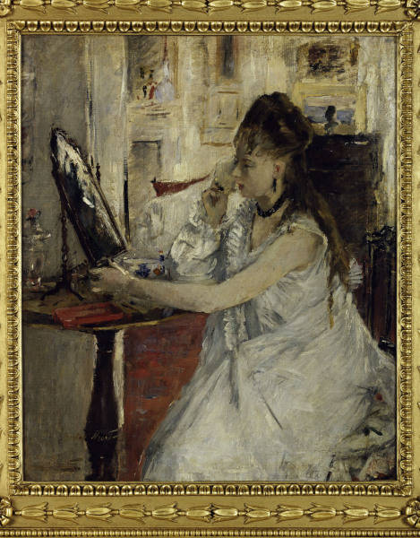 Morisot / Jeune femme se poudrant / 1877 od Berthe Morisot