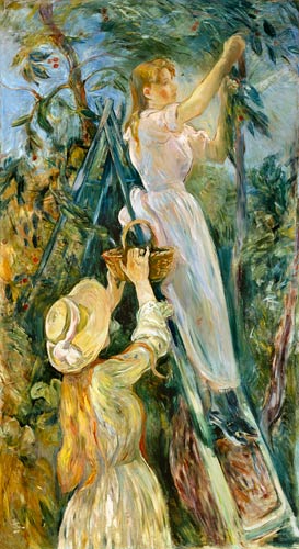 The Cherry Picker od Berthe Morisot