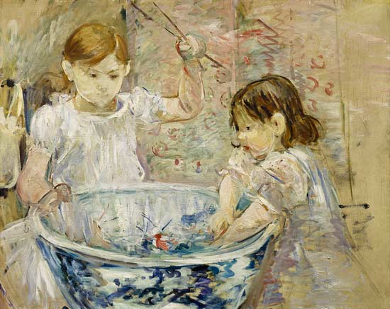 Children at the Basin od Berthe Morisot