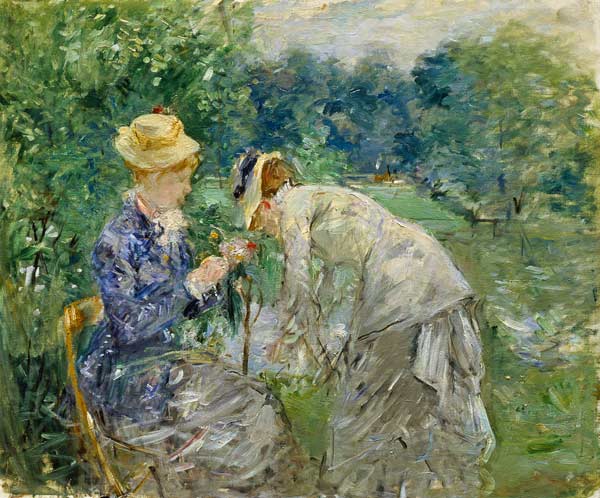 In the Bois de Boulogne od Berthe Morisot