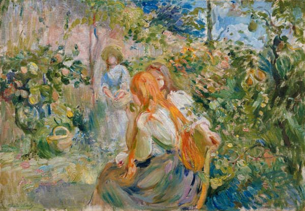 In the Garden at Roche-Plate od Berthe Morisot