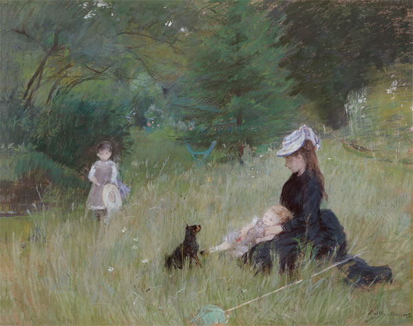 In a Park od Berthe Morisot