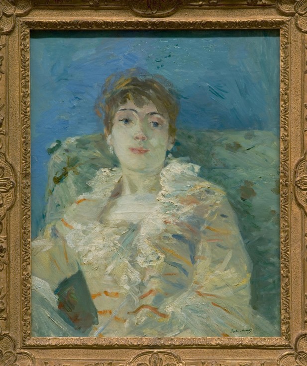 Girl on a Divan od Berthe Morisot