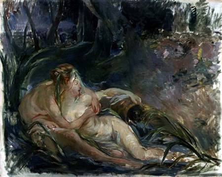 Jupiter and Callisto, after a painting by Boucher od Berthe Morisot