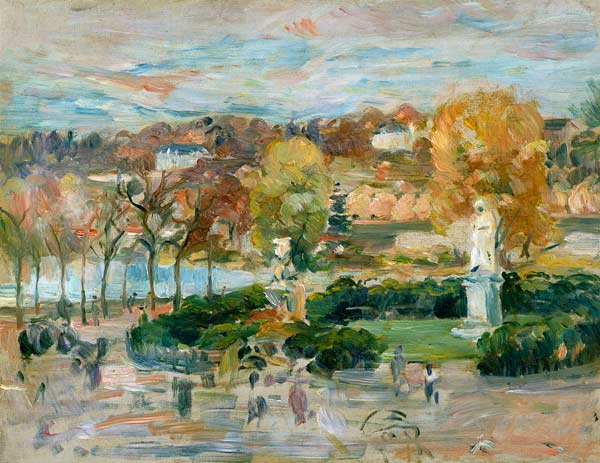 Landscape in Tours od Berthe Morisot