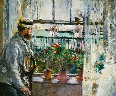 Eugene Manet on the island of Wight.