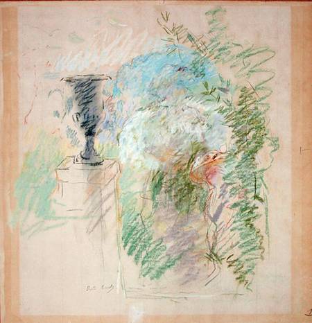 Vase in a Garden od Berthe Morisot