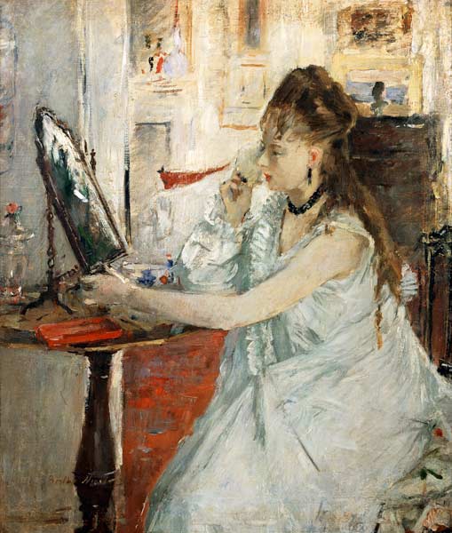 Young Woman Powdering her Face od Berthe Morisot
