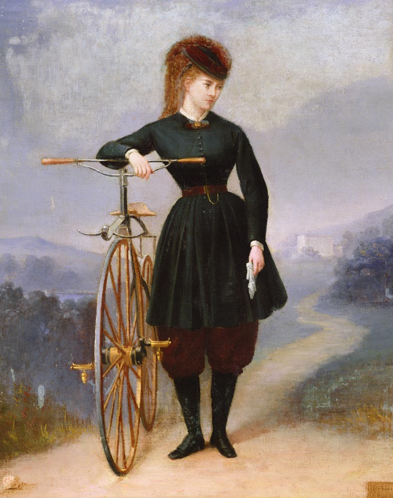 Blanche d'Antigny (1840-74) and her Velocipede od Betinet