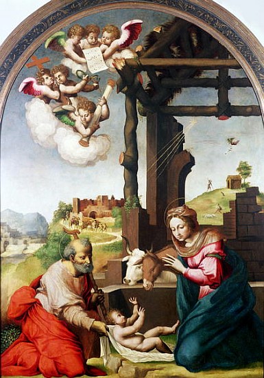 Adoration of the Holy Child od Biagio Pupini