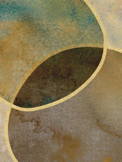 Abstract Circles With Gold 2