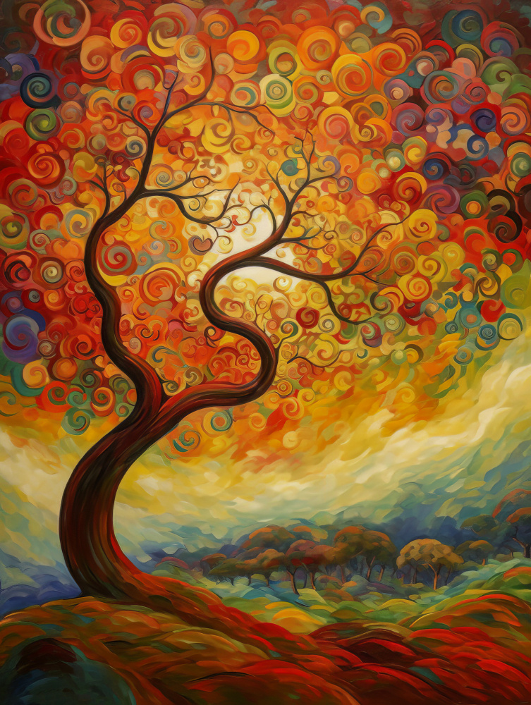 Tree Painting 2 od Bilge Paksoylu