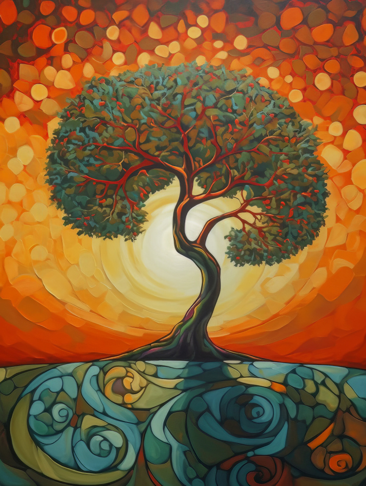 Tree Painting 3 od Bilge Paksoylu