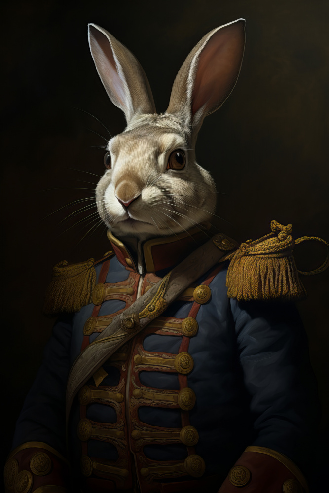 Rabbit In Costume 1 od Bilge Paksoylu