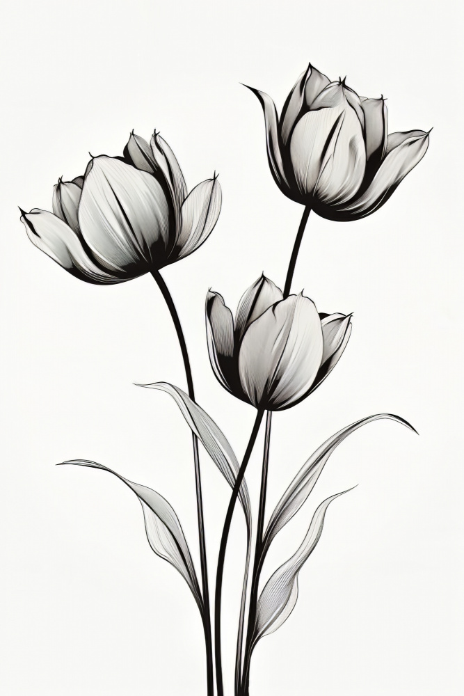 Black Tulips od Bilge Paksoylu