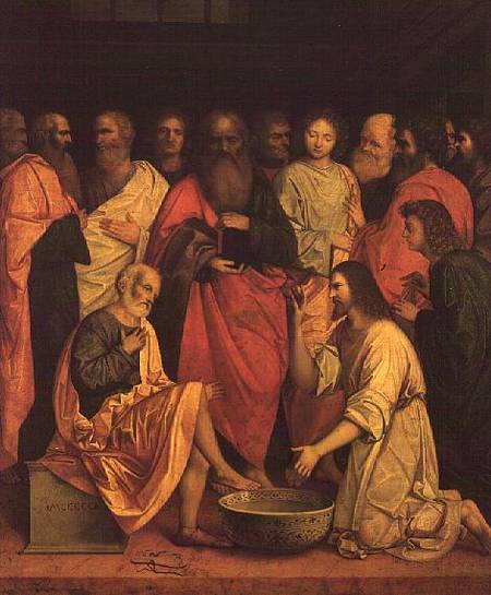 Christ Washing the Disciples' Feet od Boccaccio Boccaccino