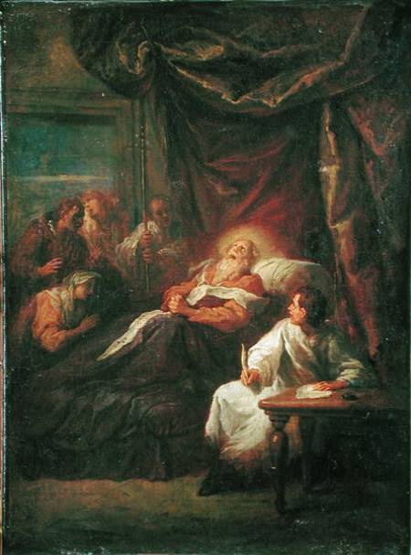 The Death of St. Ambrose od Bon de Boulogne