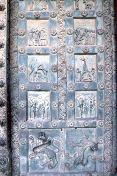 Monreale Cathedral, Sicily: Bronze Doors od Bonanno  da Pisa