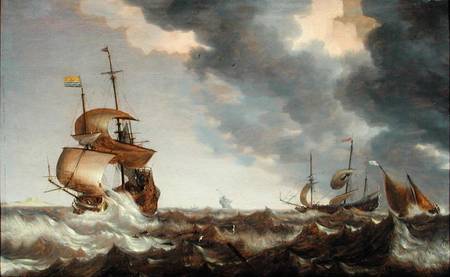 Storm at Sea od Bonaventura Peeters