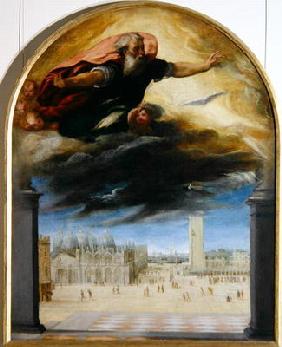 The Eternal Father and Saint Mark's Square, c.1543 (oil on canvas)