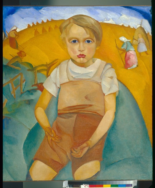 The worldling (Portrait of the son) od Boris Dimitrijew. Grigorjew