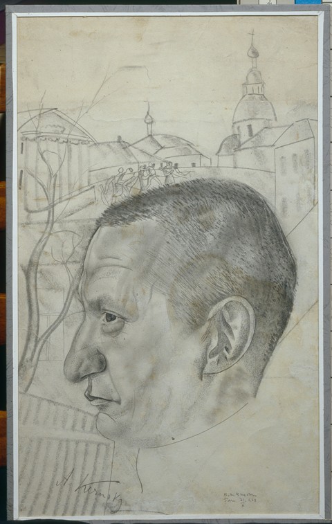 Portrait of Alexander Kerensky (1881-1970) od Boris Dimitrijew. Grigorjew