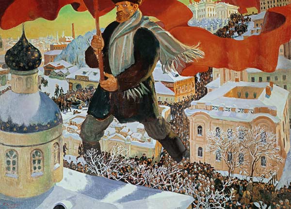 The Bolshevic od Boris Michailowitsch Kustodiew
