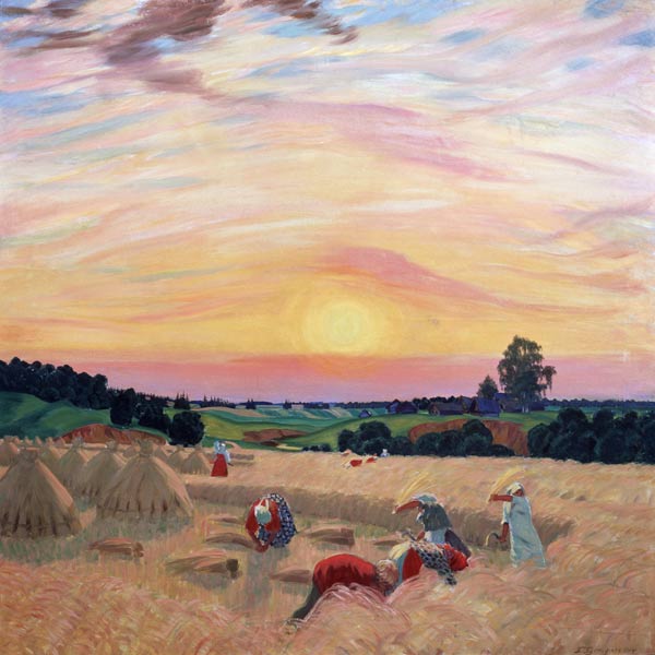 The Harvest od Boris Michailowitsch Kustodiew